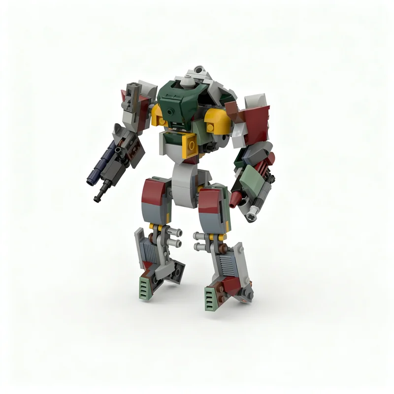 211-teiliges MOC Creator Designer Set Droiden-BFT-Modell Bausteine Architektur-Spielzeug Ideenreiches Kreatives Bildungs-Weihnachtsgeschenk Bausteine