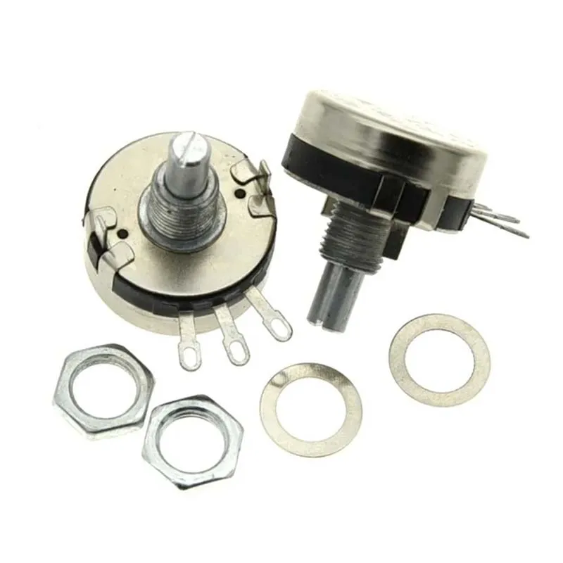 WTH118 2W 1A Potentiometer 1K 2.2K 4.7K 10K 22K 47K 100K 470K 1M ohm MF-A03 WHT118 + 0-100 Scale