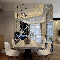 3D Diamond Splicing Mirror Wall Sticker Acrylic Decoration Removable Mirror Glass Sticker Background Wall Decoration 17pcs