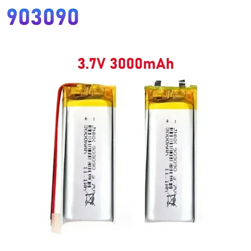 903090   Akumulator litowo-polimerowy 3,7 V 3000 mAh Nadaje się do lampy słonecznej Mały głośnik Podgrzewacz kręgosłupa szyjnego Masażer