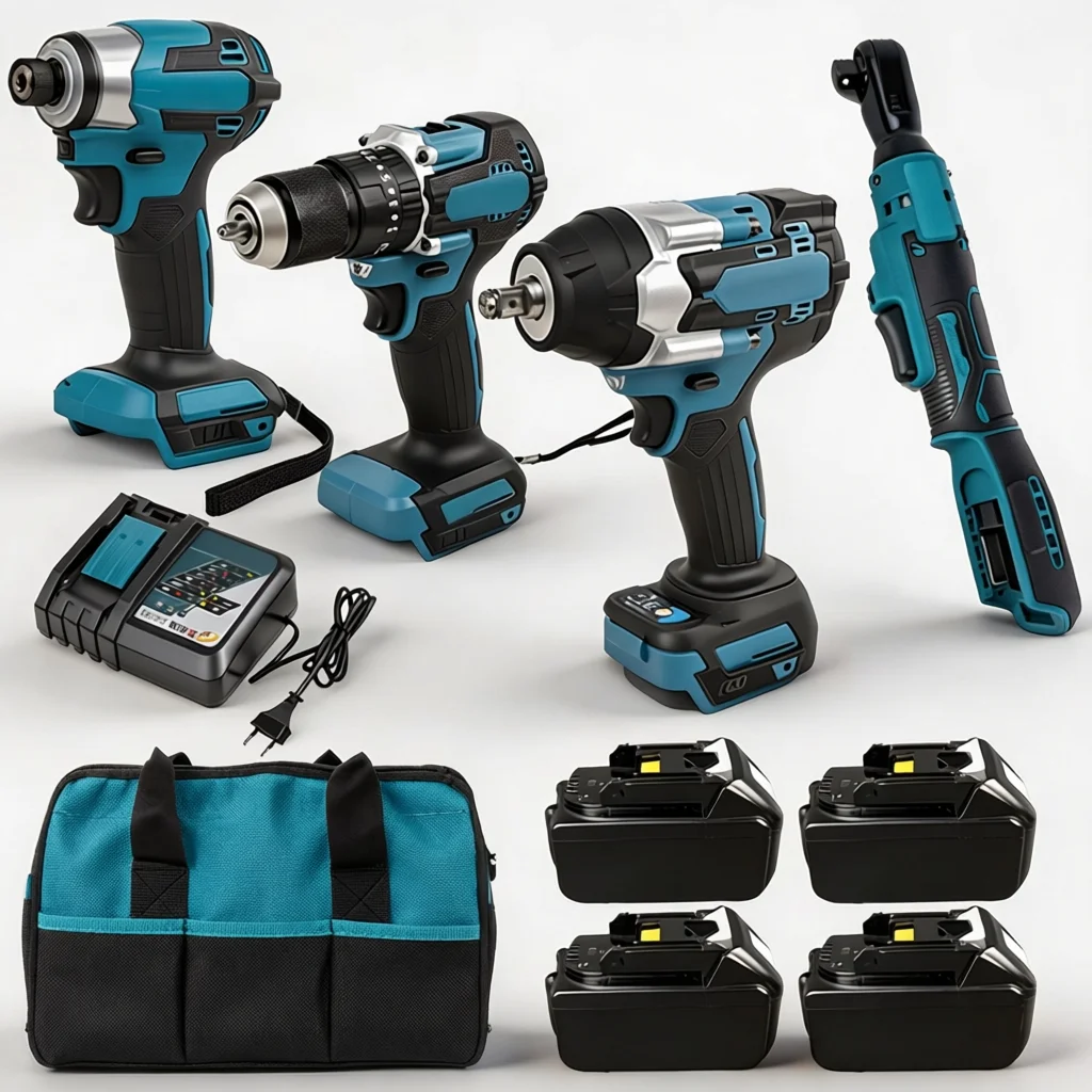 Power Tools Combo Kits - Kit d'outils électriques 9 en 1