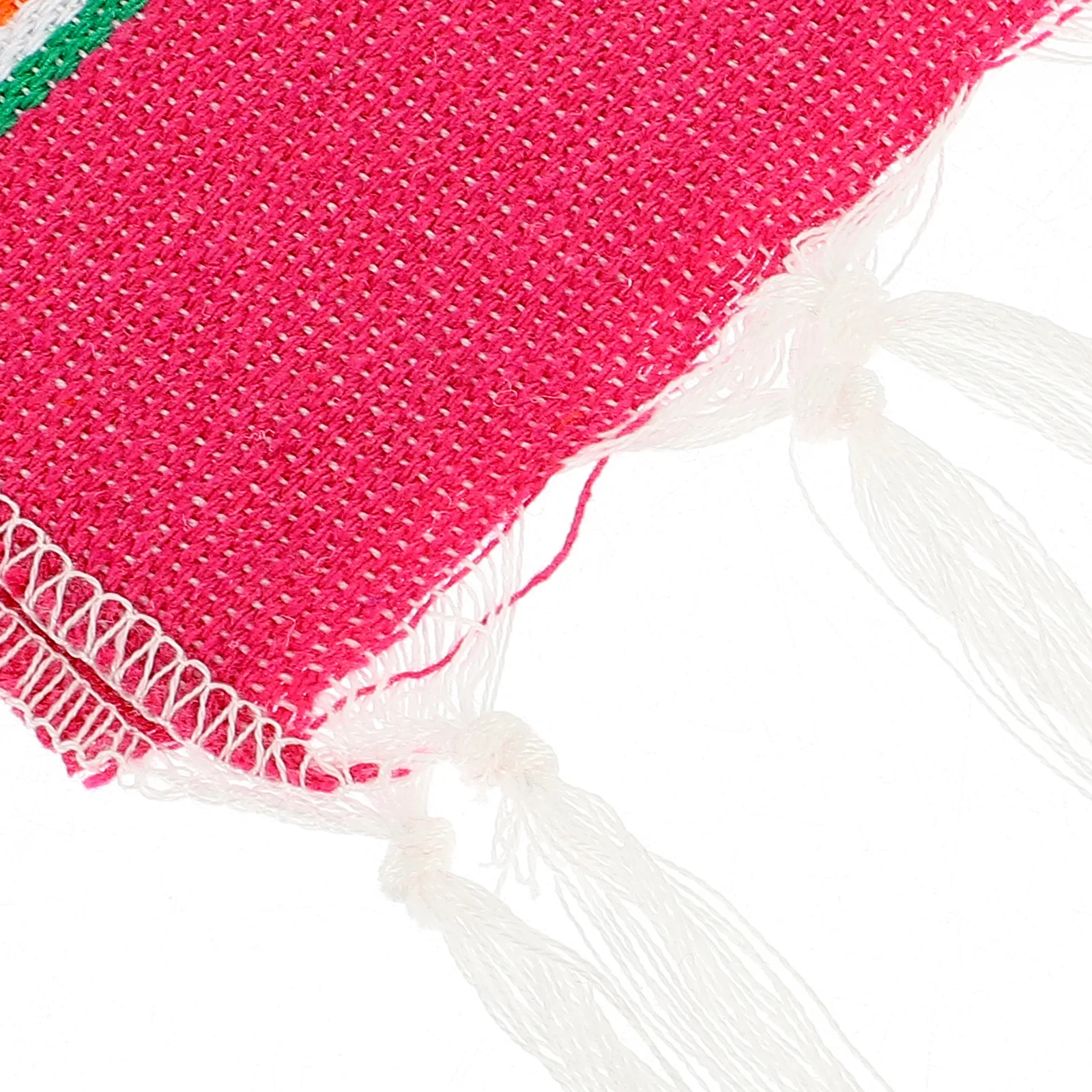 

5pcs Wine Bottle Covers Rainbow Striped Beer Poncho Mexican Mini Serapes Party Decorations Suitable for Bottles Cotton Material