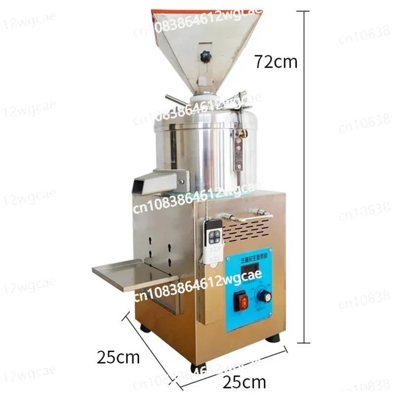 Automatic Electric Vertical/Horizontal Tahini/Peanut Butter Colloid Mill Pepper Paste Grinding Machine 15KG/H Capacity 800W