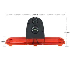 Car High Mounted Brake Light Rear View Camera for FIAT Ducato Late 2006-2018 3 Gen Peugeot Boxer Citroen Jumper