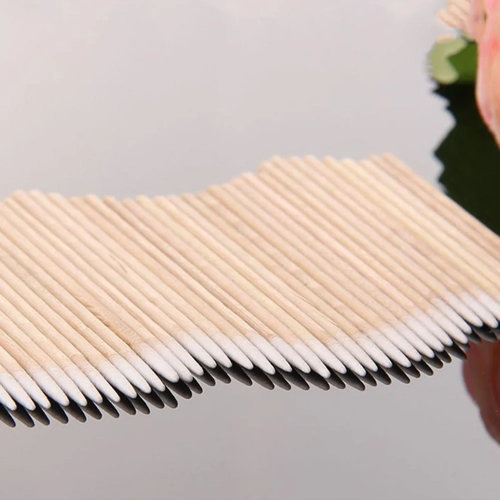 6 عبوات من مسحات القطن خفيفة الوزن للتنظيف الصحي، أعواد مسحة للاستعمال مرة واحدة، مستلزمات العناية متعددة الاستخدامات #1