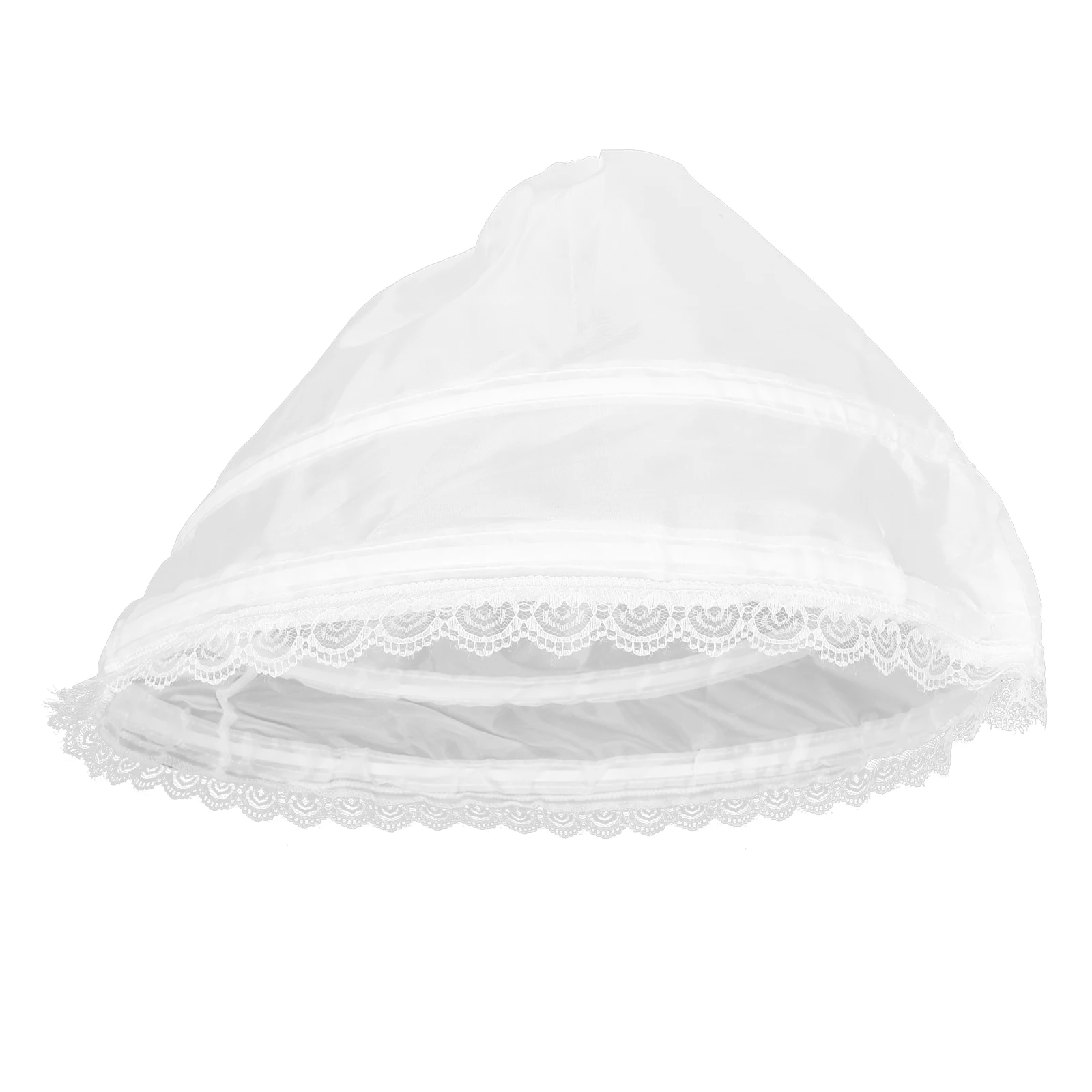 

Princess Dress Petticoat Underskirt White Comfortable Decorative For Girls Dresses Soft Texture Long Lasting Use
