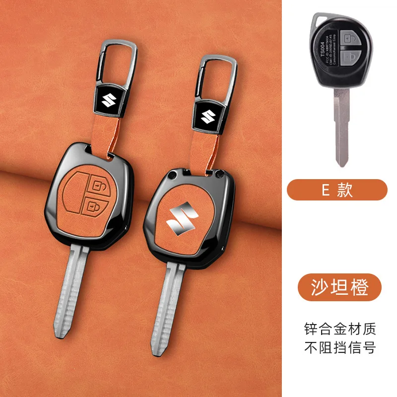 Étui pour clé de voiture en alliage de Zinc, support de protection pour Suzuki SX4 Swift Liana Vitara Jimny Alto Ignis estime 2 boutons