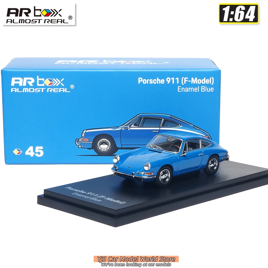 AR BOX Diecast Model 1/64 Porsche 911 F-Model Car Model Stcollection