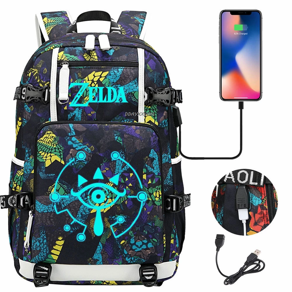 Zelda Backpack Student Schoolbag Computer Bag Backpack Birthday Gift for Girls Kids Boys