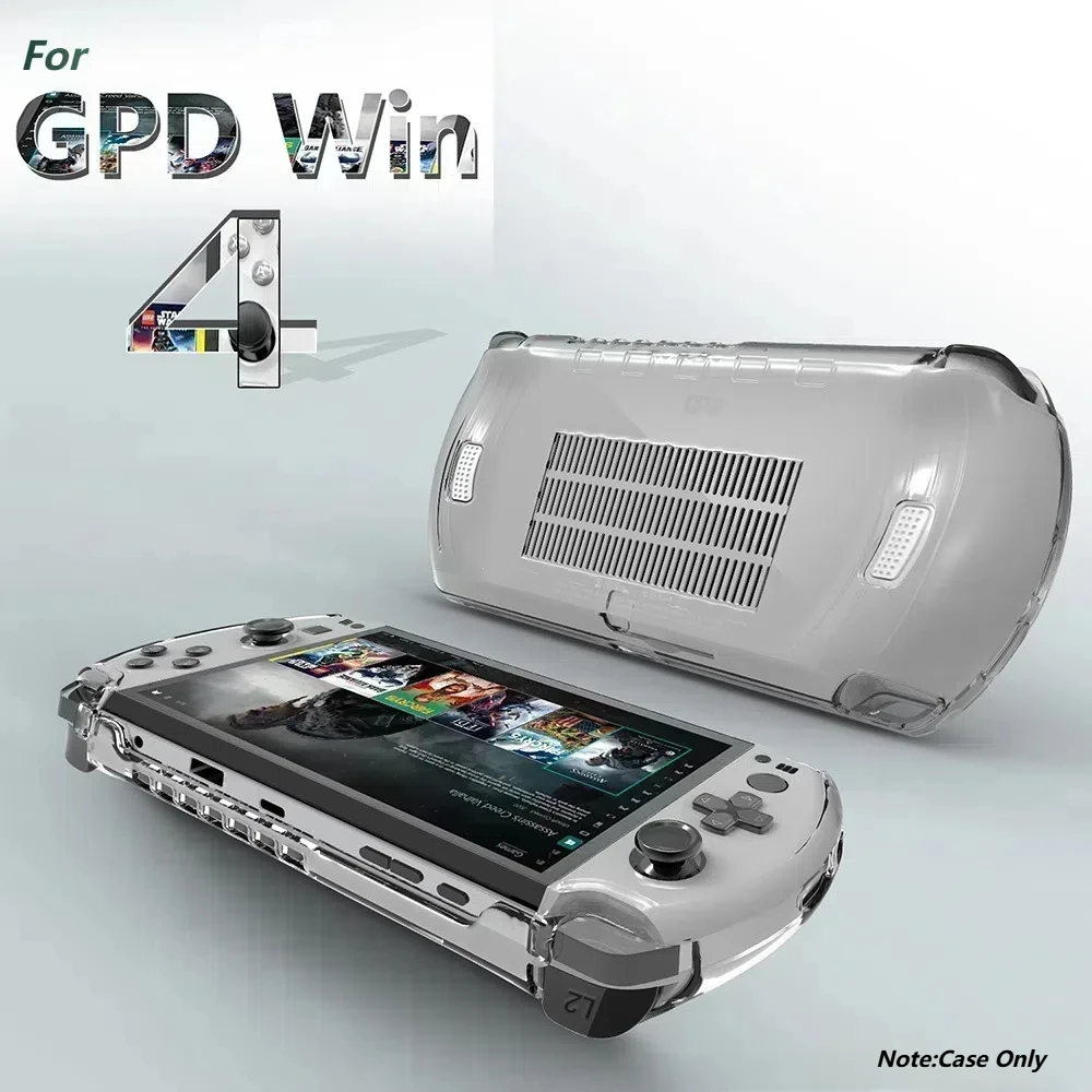 Casing pelindung TPU untuk GPD Win 4, casing TPU konsol Game tahan jatuh tahan guncangan, penutup pelindung untuk GPD Win 4