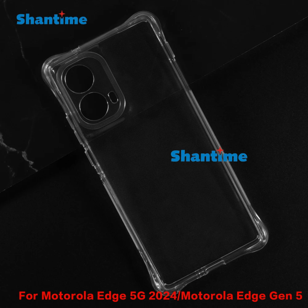 

Разработан для Motorola Edge 5G 2024 чехол кристально чистый, не пожелтит защита от падения в Военном Стиле тонкий ударопрочный чехол