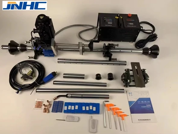 Portable Horizontal Line Boring Welding Machine 55-300mm Capacity Excavator Loader Bulldozer Hole Repair Double Shaft