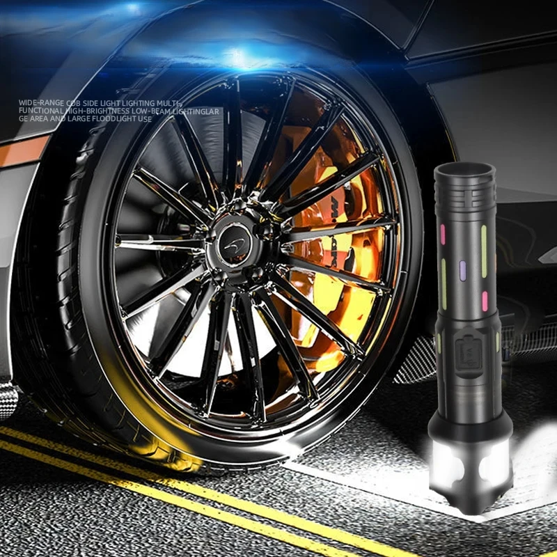 

Super Powerful Rechargeable Led Flashlight Brightness Adjustment Multifunctional Tactical Flashlights 600W Long Range Power Bank