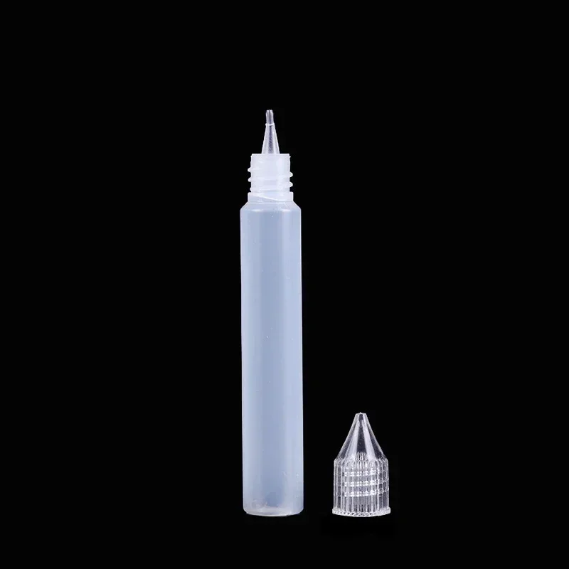 5pcs/lot 15ml/30ml White Plastic Glue Applicator Needle Squeeze Bottles For Paper Quilling DIY Scrapbooking Paper Craft Supplies