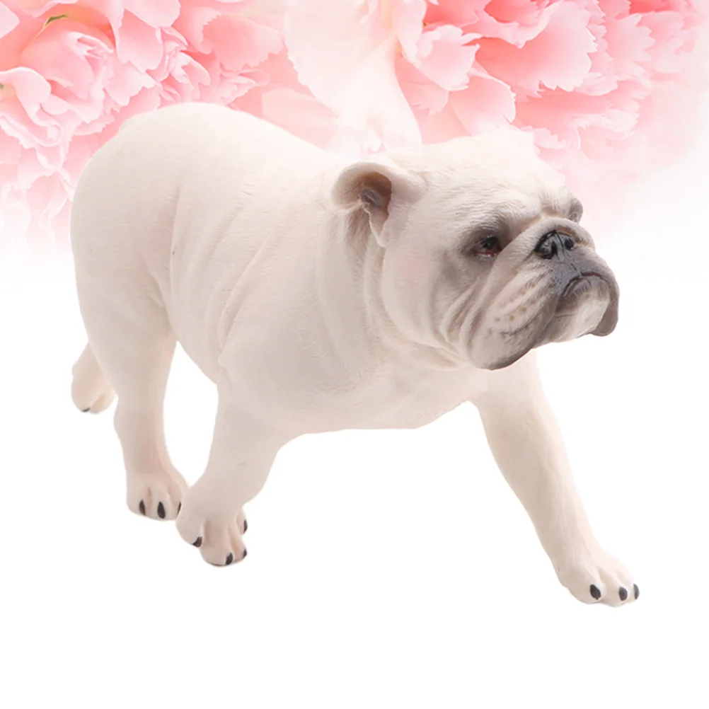 

Realistic Pvc Solid Animal Ornament Lifelike Desktop Statue Mini Dog Home Office Decor Car Dashboard Pet Gift Pvc Dog