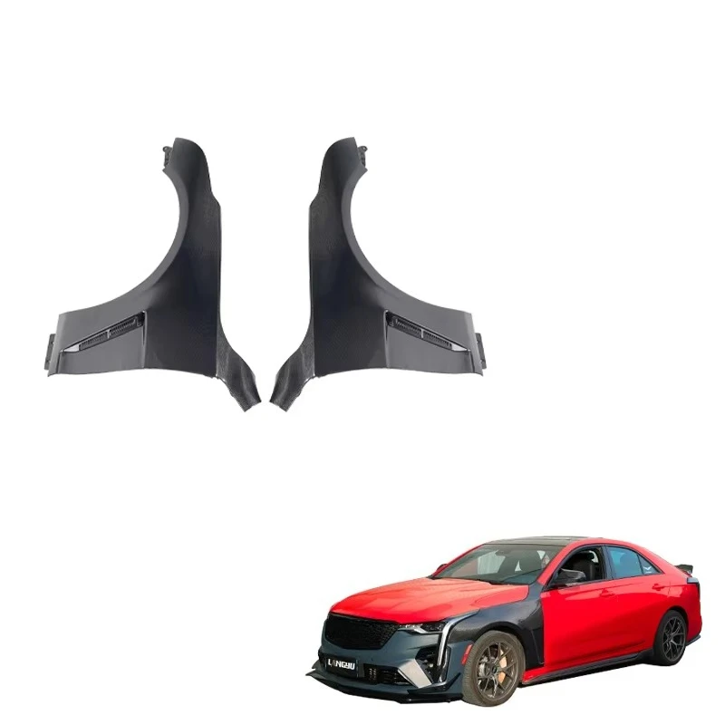 

2019+ Auto Modified Accessories CT4 BlackWing V Carbon Fiber Front Side Fenders for Cadillac CT4 Fenders