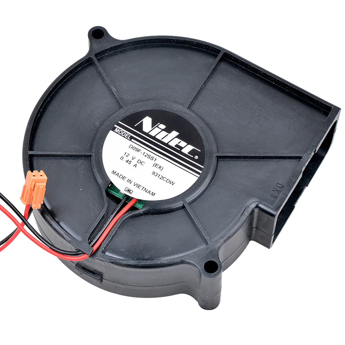 

D09F-12SS1 12 В 0,45 А 9330 центробежный турбинный вентилятор