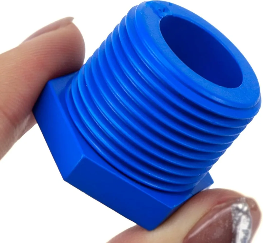 PVC Male Thread End Caps 1/2'' to 1'' Screw Plug Joint Connector Aquarium Irrigation Garden Water Pipe Fitting Stop