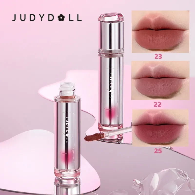 Judydoll Beauty Makeup Cosmetics Lip Cream Super Timeless Sweetheart Lip Glaze Liquid Soft Matte Lipstick Womon