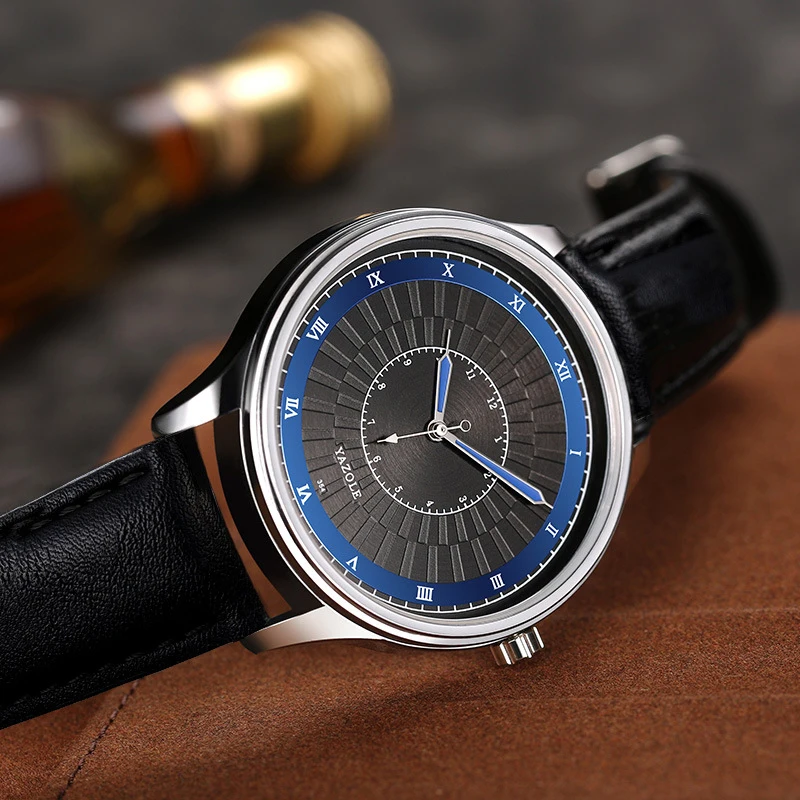 UTHAI V00109 New Business Light Luxury Men's Watch Fashion Trend Waterproof Belt Quartz Clock Gift watches for man