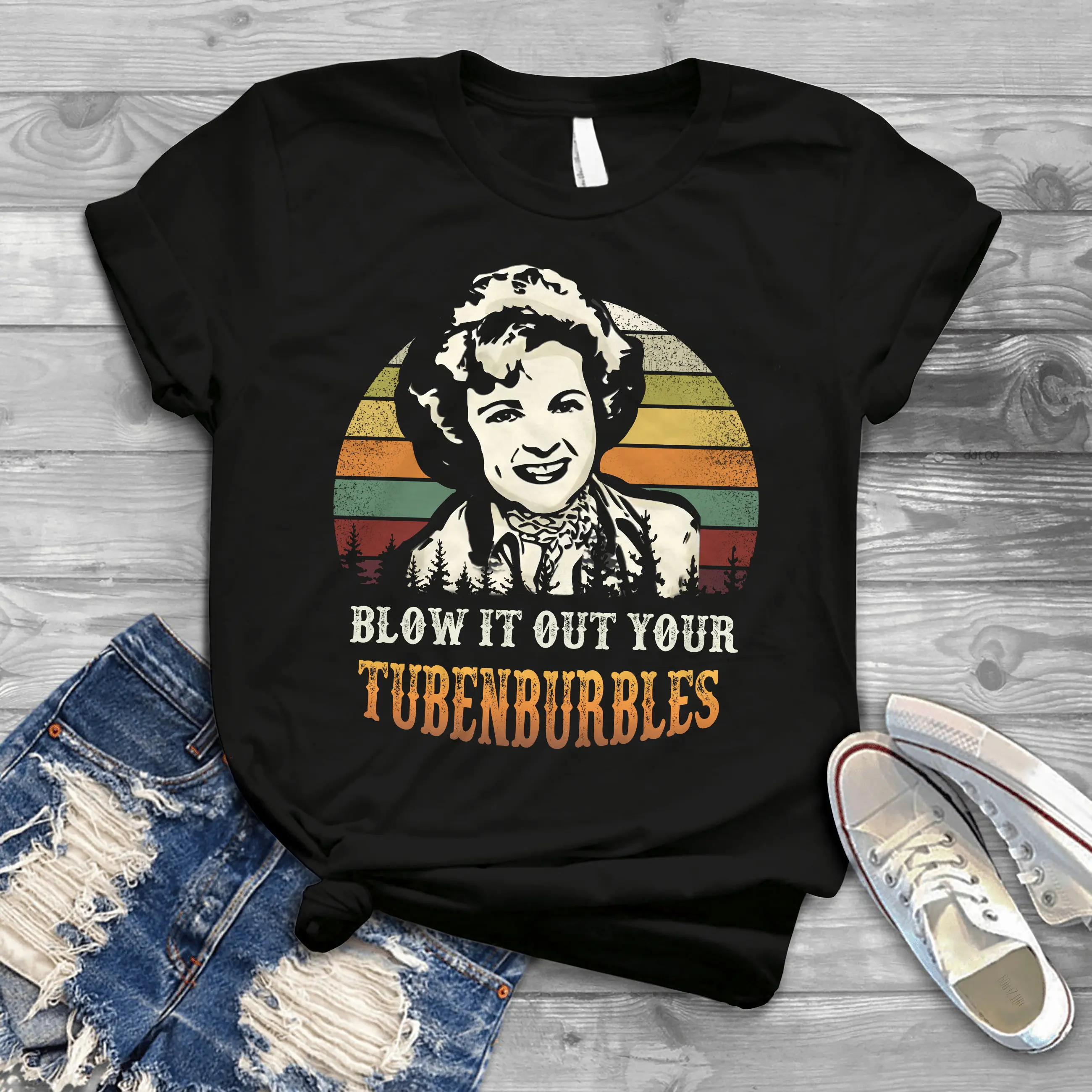 The Golden Girls Blow It Out Your Tubenburbles Vintage T Shirt Rose Nylund