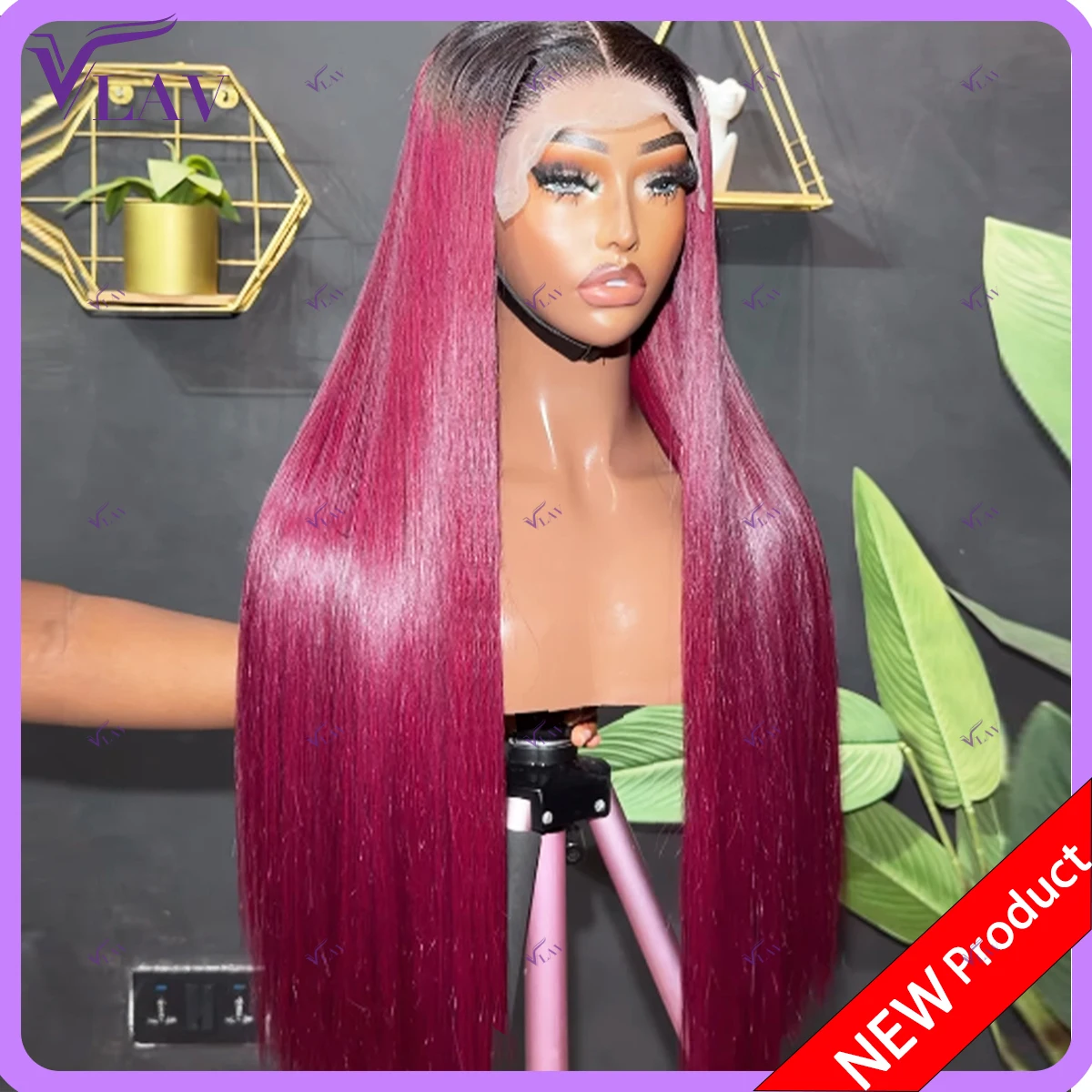 Pure Human Hair 360 Full Lace Wig 13x4/13x6 HD Lace Frontal PrePlucked Hairline Genuine Human Hair Glueless 1B/99J Long Straight