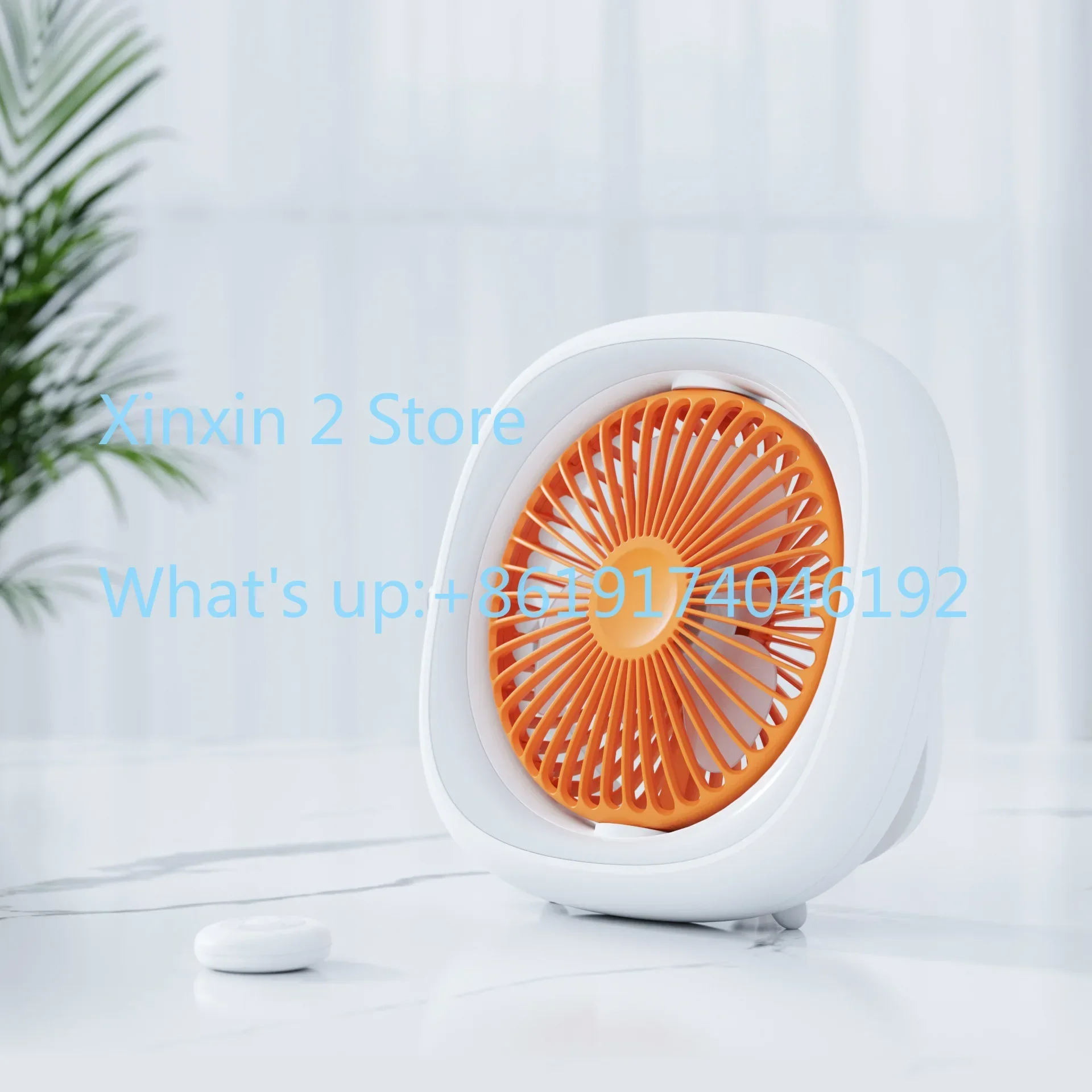 Remote control shaking ceiling fan Small hanging fan Dormitory fan Mute