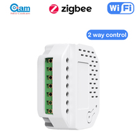 NEO Coolcam Tuya Smart Light Switch Wifi/Zigbee 2 Gang Automation DIY Breaker 2 Ways Control Work with Tuya Homekit Echo Alexa