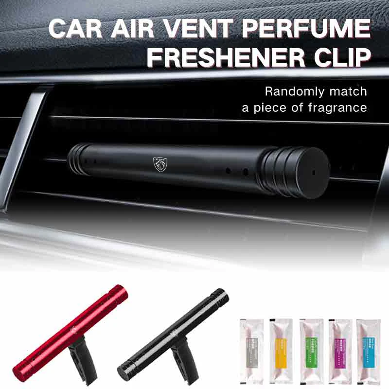 1Pc Car Air Vent Freshener Aromatherapy Clip Interior Sticker For Peugeot 407 508 2008 5008 307 205 4008 301 607 108 807