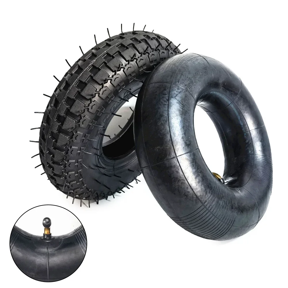 12 Inch 3.50-5 Inner Tube&Tyre Anti-slip Wheel Rubber Front Rear Replacement Tyre For Electric Scooter Wheelbarrow Mic Ro Tiller