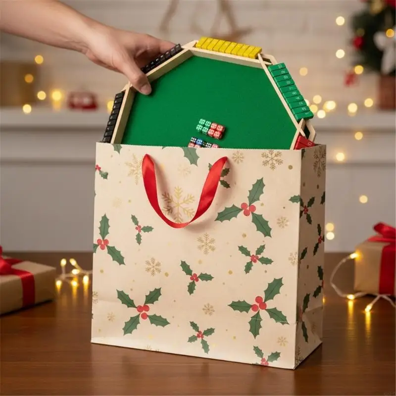 Holz-Flip-Karte und 16 Farbwürfel, Rollenspiel-Requisiten für Gruppenaktivitäten