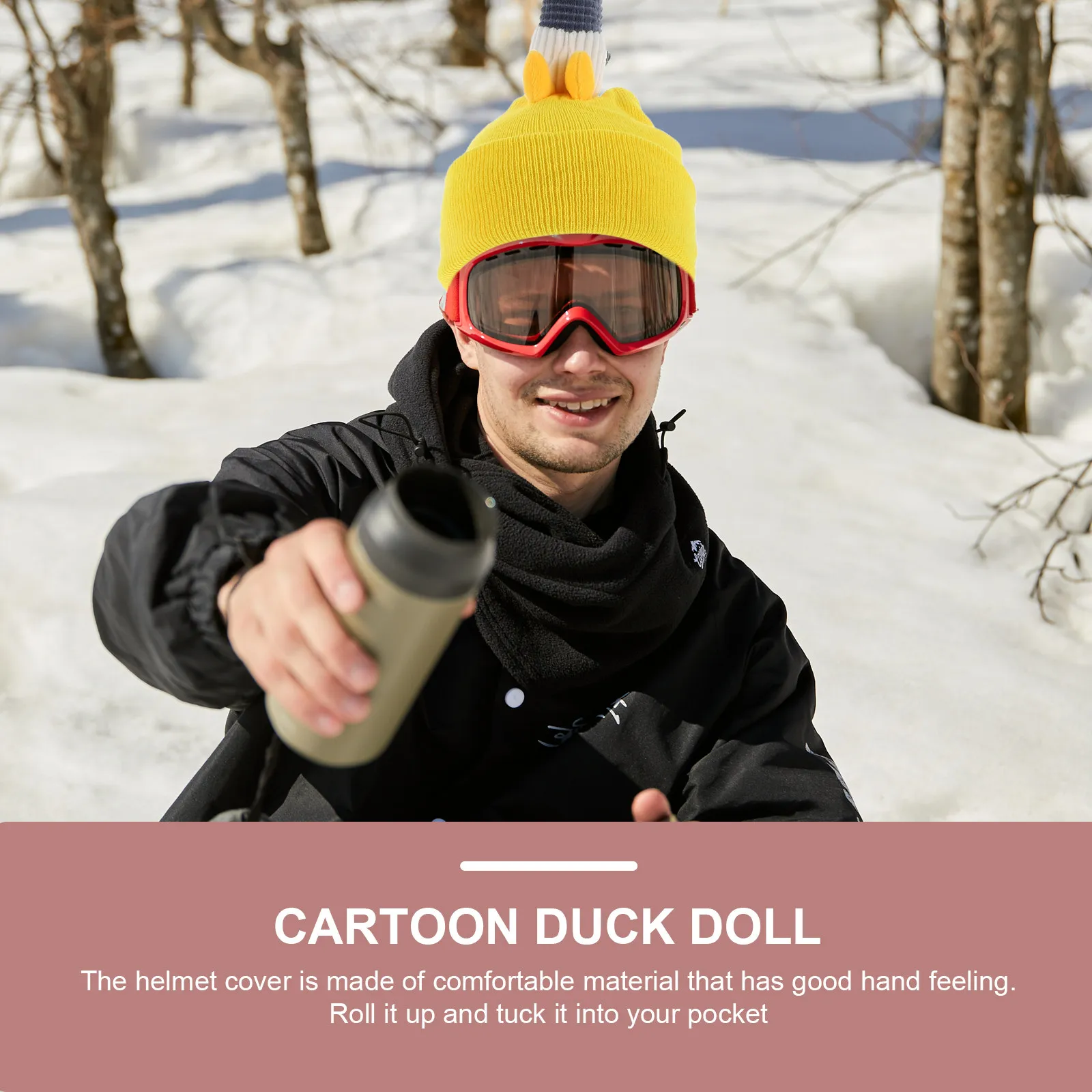 

Washable Elastic Ski Cover Cartoon Protective Cover for Snow Sports Outdoor Skiing Supplies Ski Covers