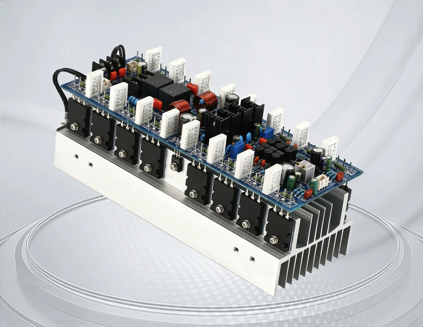 

AB400 Hi-Fi Dual Channel High Power Amplifier Board 400W+400W with TTA5200/TTC1943 Audio Pair Transistors for Stage Use