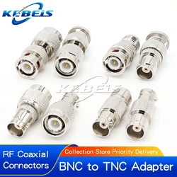 1Pcs BNC to TNC Adapter Male Plug & Female Jack Straight RF Coaxial Connector TNC to BNC for Radios External Antenna Converter
