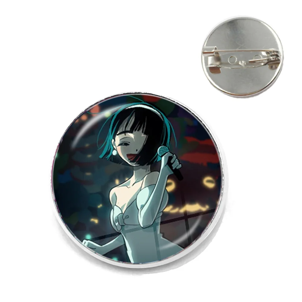 Anime ALIEN STAGE Mizi Sua Till Ivan Hyuna Luka Glass Badge Handmade Brooche Breastpin for Backpack Clothes Decoration Lapel Pin