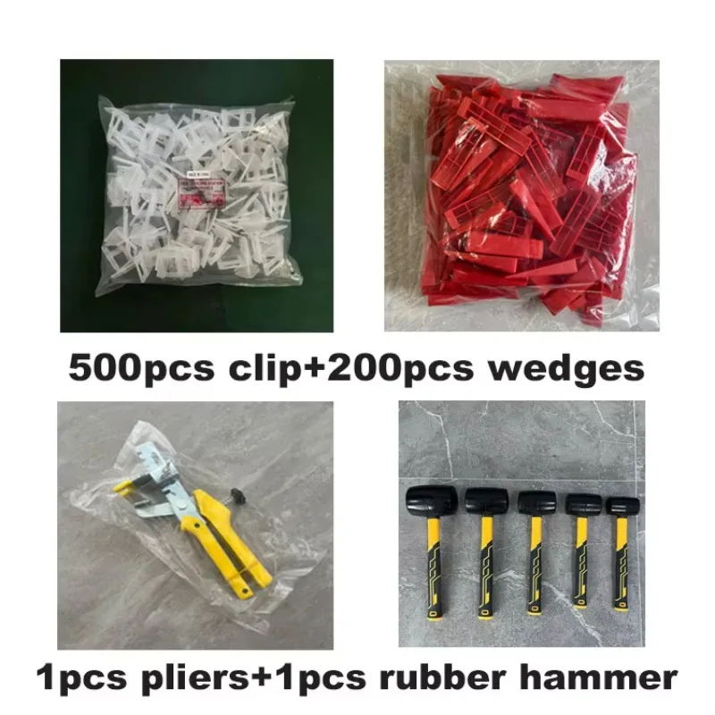 Tile Leveling System Kit With Clips Wedges Tools
