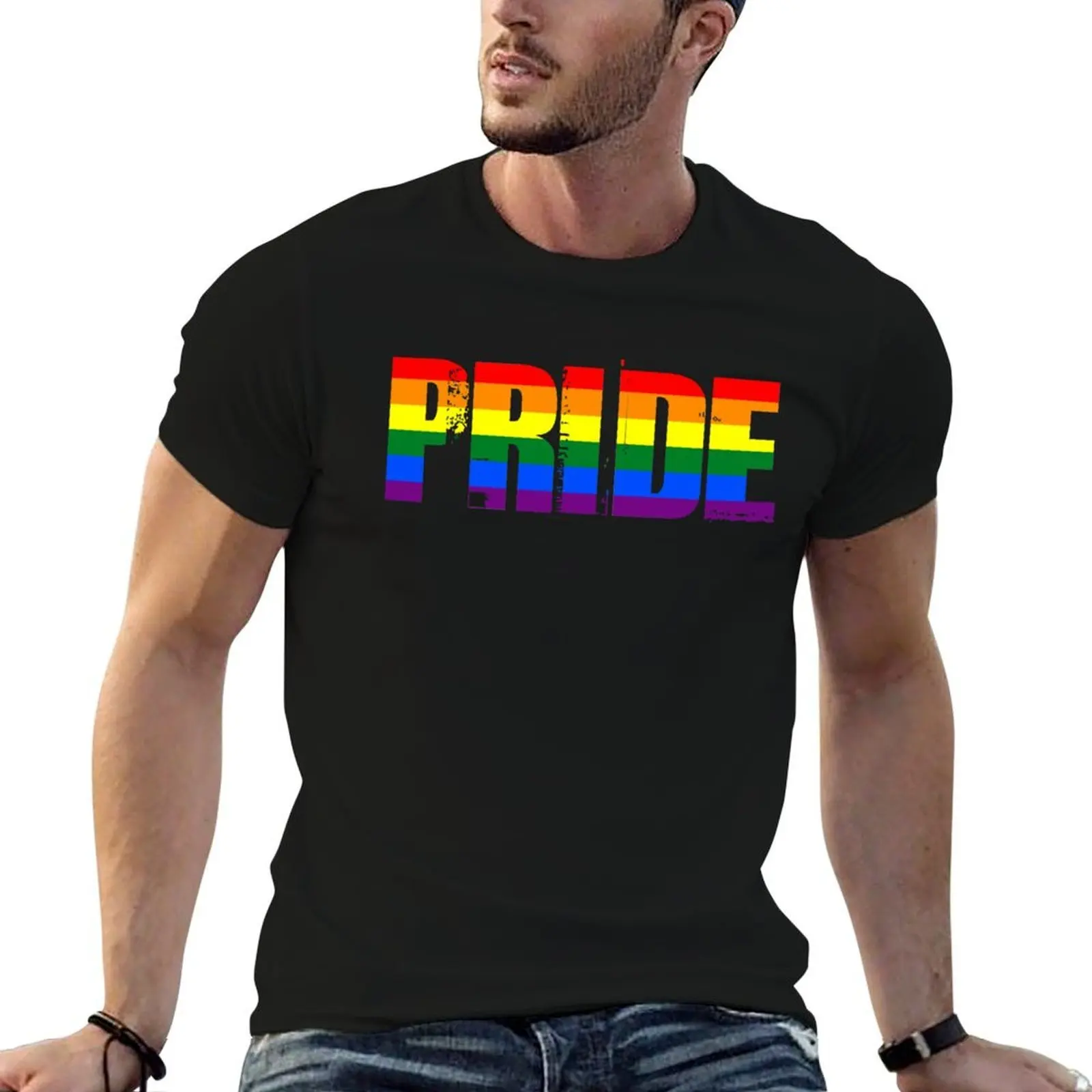 LGBT PRIDE Shirt T-Shirt valentines clothes plus sizes fruit of the loom mens t shirts