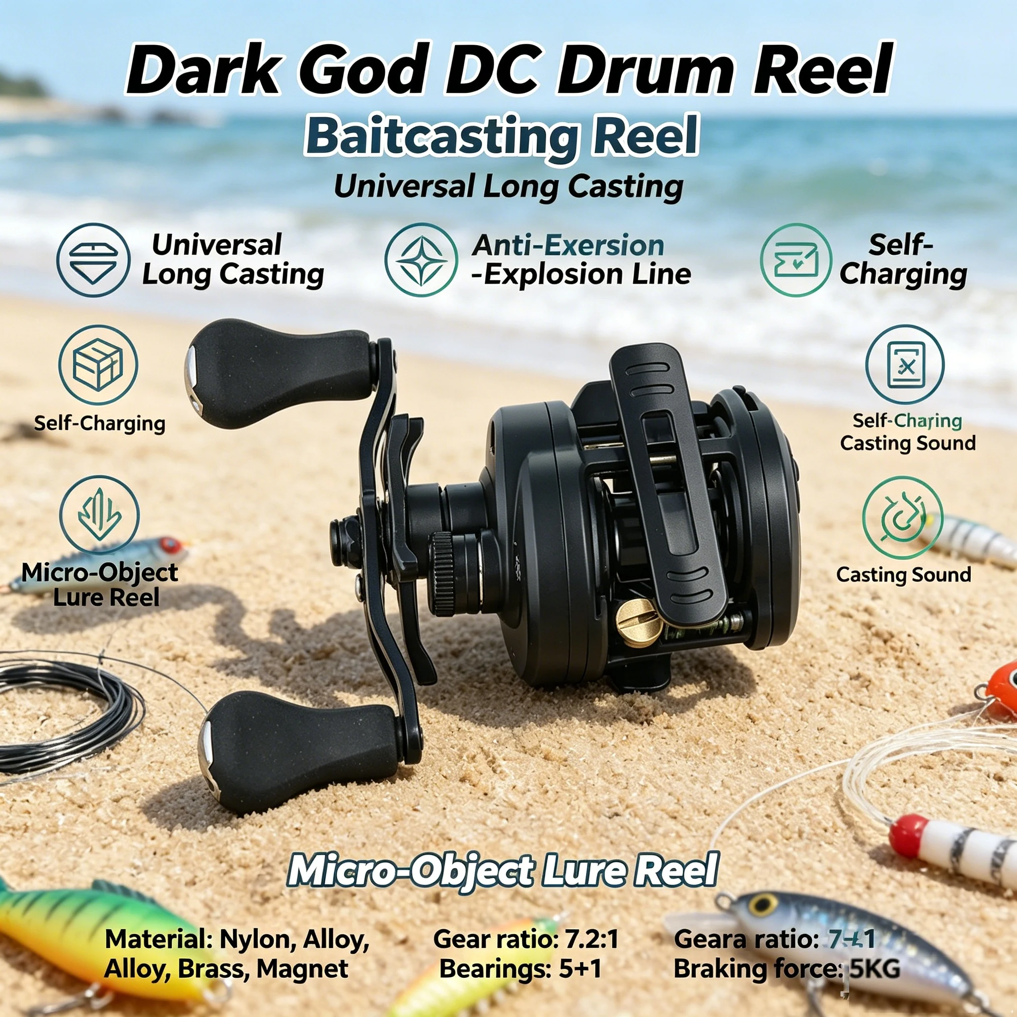 mulinello-da-baitcasting-dc-premium-con-frizione-da-5-kg-anti-backlash-per-lanci-lunghi-per-micro-lure-rapporto-di-recupero-72-1-ad-alta-velocita-universale-per-la-pesca