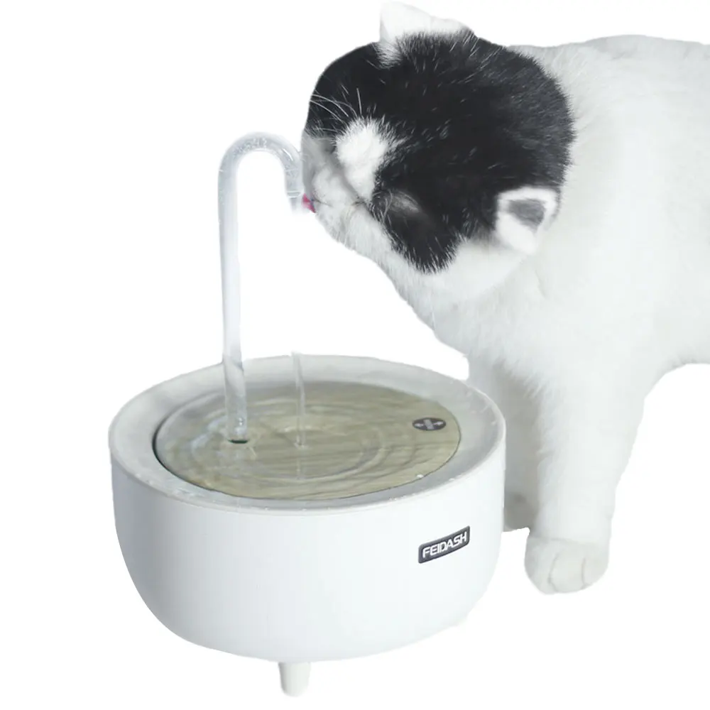 Cat Water Fountain Auto Filter Electric Mute Cat Drinker Bowl 2L Recirculate Filtring Drinker for Cats Pet Water Dispenser Feed