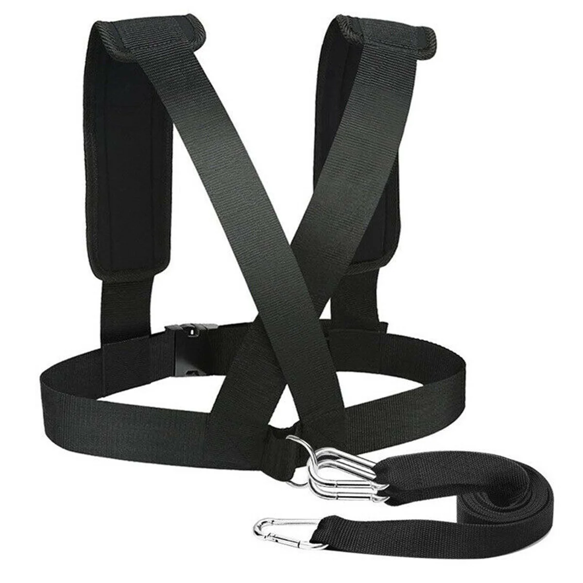 42 X84cm Workout Speed Trainer Strap Training Belt Resistance Fitness Pull Harness