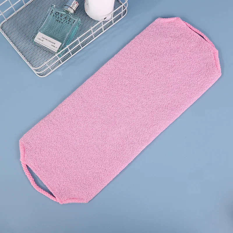 Colorful Exfoliating Rubbing Bath Towel Washcloth Elastic Shower Body Scrub Cleaning Massage Bath Towel Body Washing Clean Towel