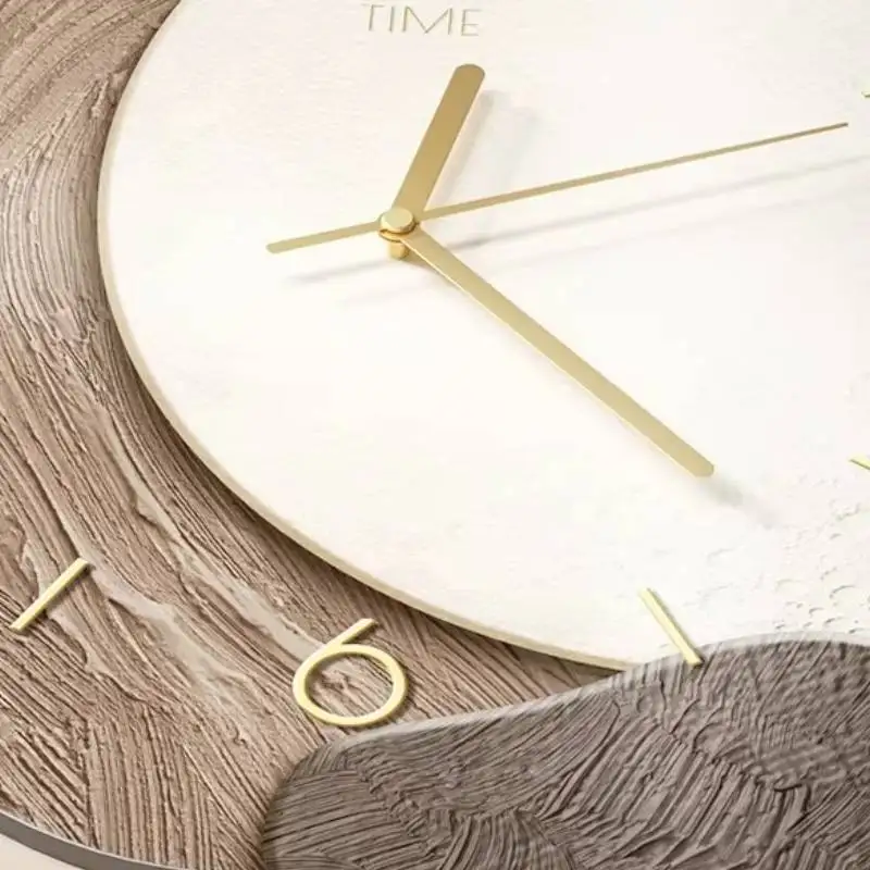 ساعة حائط منزلية مريحة من Nordic Premium ساعة حائط للمطبخ يوغا فريدة من نوعها أثاث منزلي من Mecanismo Reloj Pared
