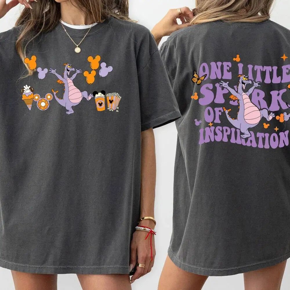 One Little Spark Shirt,Figment Snacks Shirt,Purple Dragon Shirt, Figment Epco...