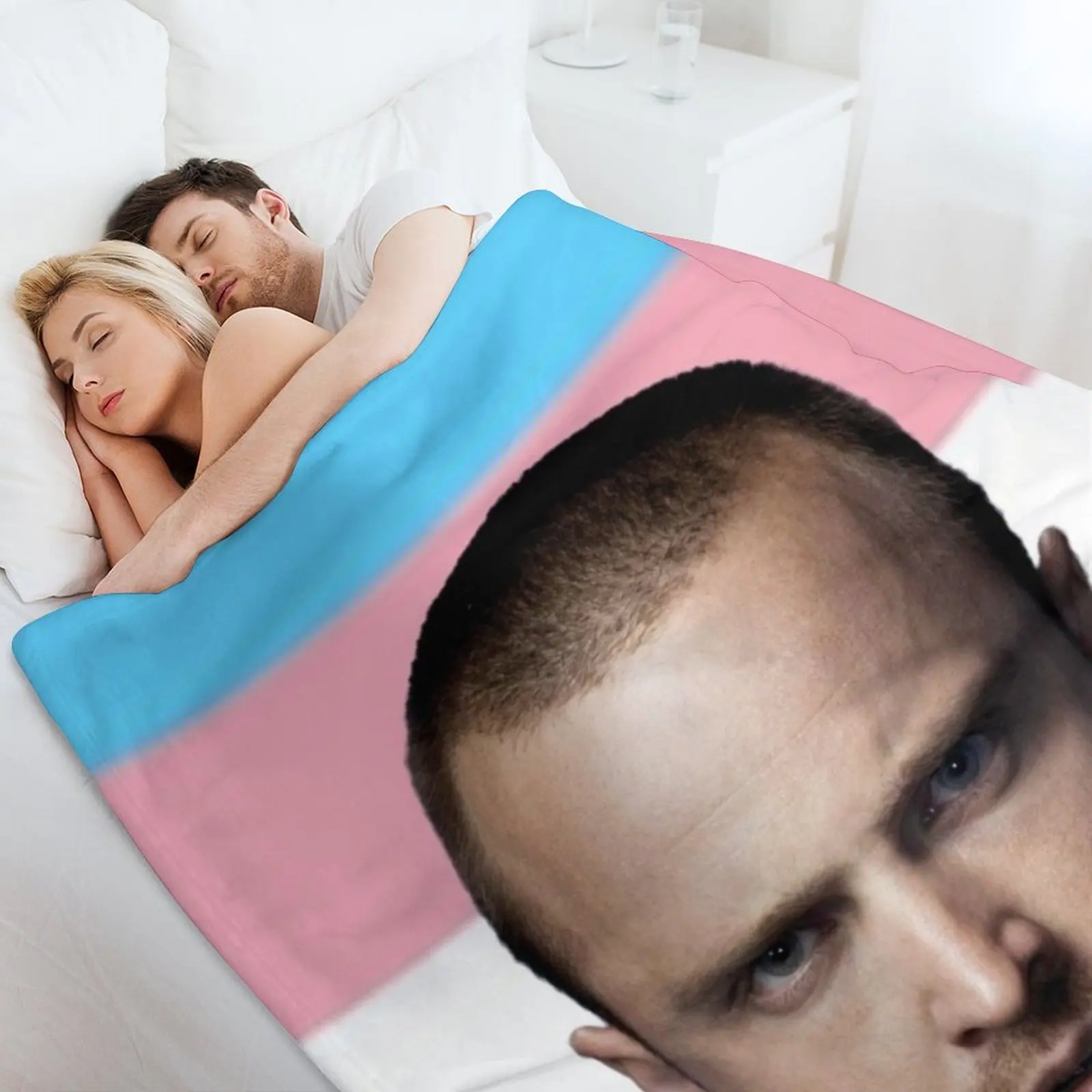 المتحولين جنسيا جيسي برايد رمي بطانية الفانيلا النسيج للطفل الأربعاء قيلولة البطانيات #4