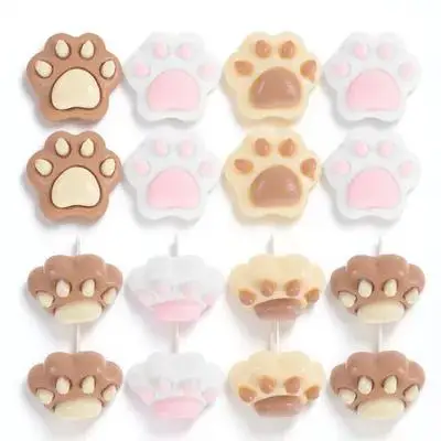 

30Pcs Robust Metal Resin Push Pins Cute Animal Paw Design Desk Accessories for Cork and Felt Boards Desk Accessories for Women