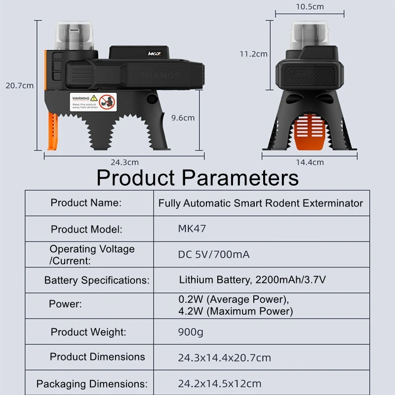 

Home Use Fully Automatic Super-Powered Continuous Mouse Trap Cutting-Edge Mouse Catcher Rodent Extermination Wonder