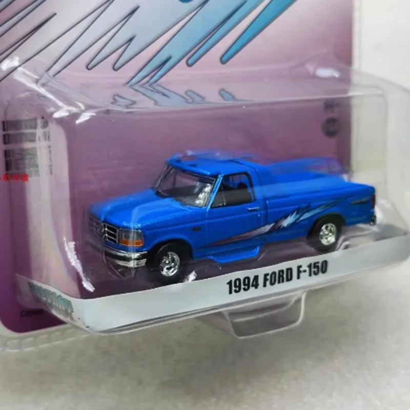 Greenlight Diecast 1:64 1994 F-150 بيك اب سبيكة محاكاة نموذج سيارة مجموعة ثابتة زينت عطلة لعبة هدية تذكارية