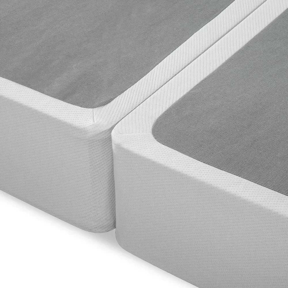 Geen Montage Metalen Boxspring, 9 Inch Witte Matrasfundering, Stevige Metalen Structuur