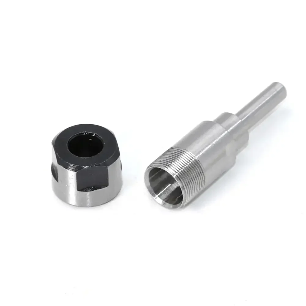Krachtige 1/4" 8mm 12mm 1/2" 6mm Shank Router Bit Extension Rod Collet Engraving Machine Extension Milling Cutter for Wood