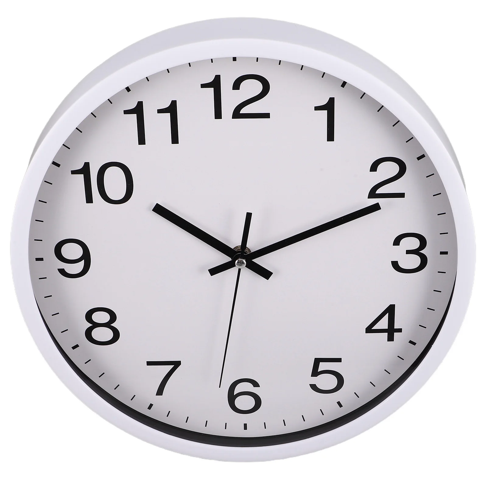 

Silent Non Ticking Wall Clock 12 Inch Modern Minimalist Design for Bedroom Living Room Kitchen Office Quiet Decor Clock